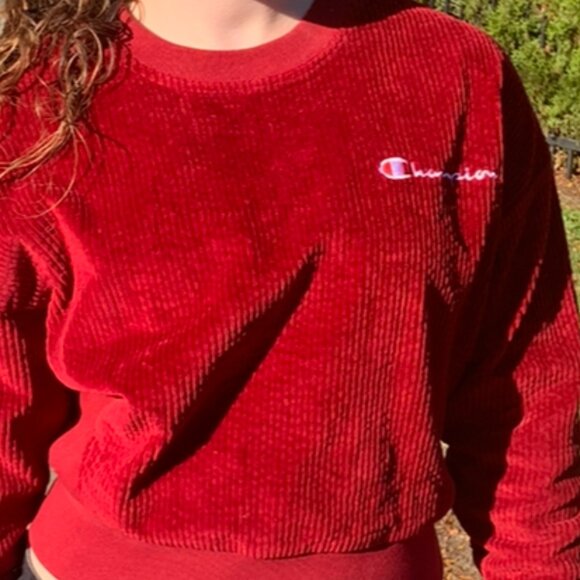 Champion Ribbed Crew Neck Top - Picture 1 of 5